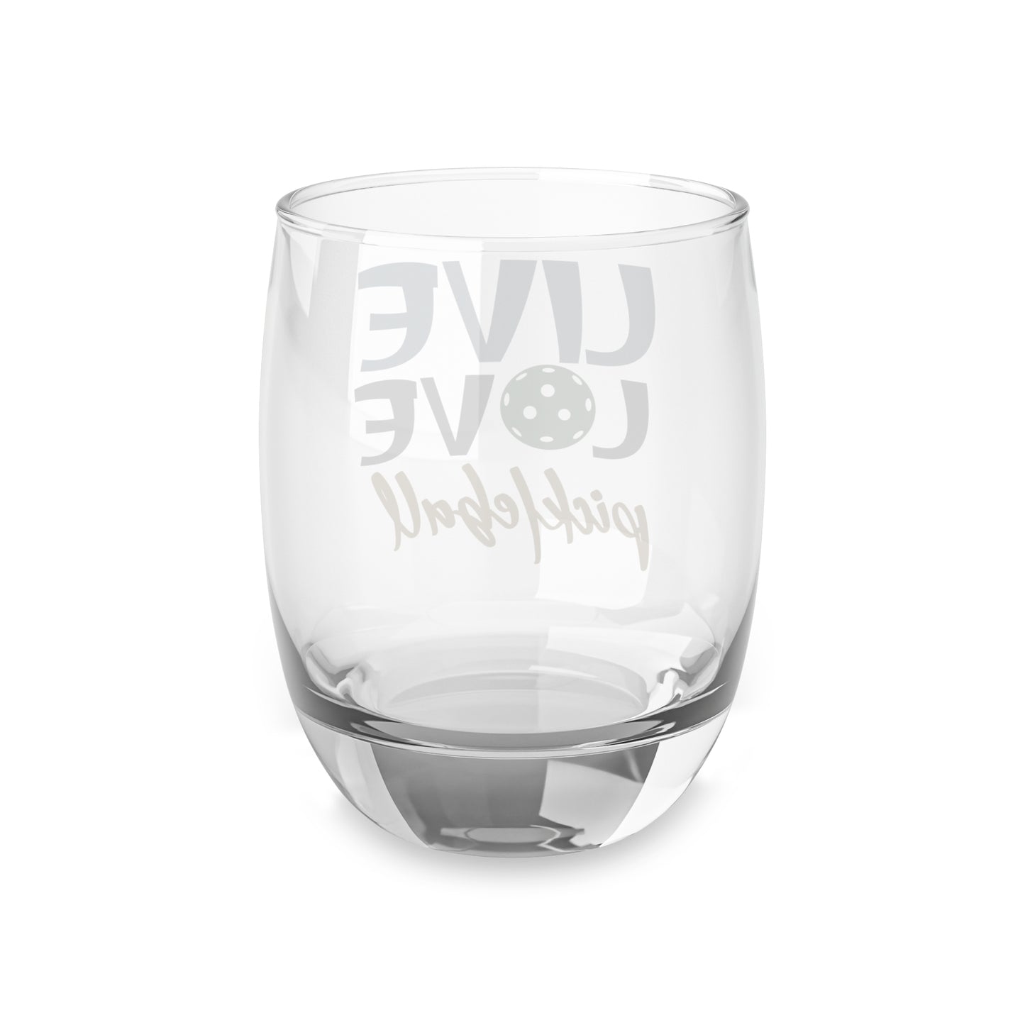Pickleball Durable Whiskey Glass - Live Love Pickleball