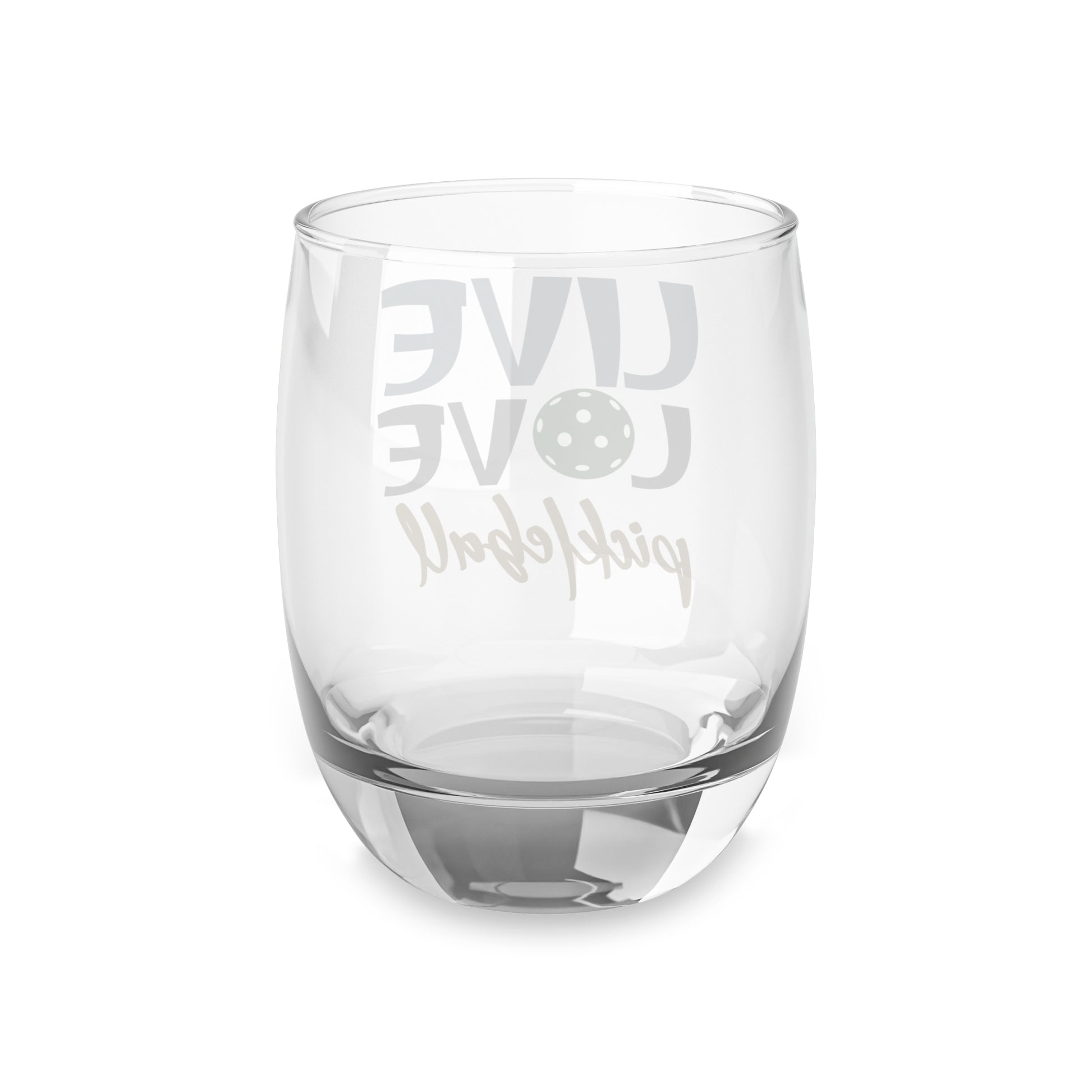 Pickleball Durable Whiskey Glass - Live Love Pickleball