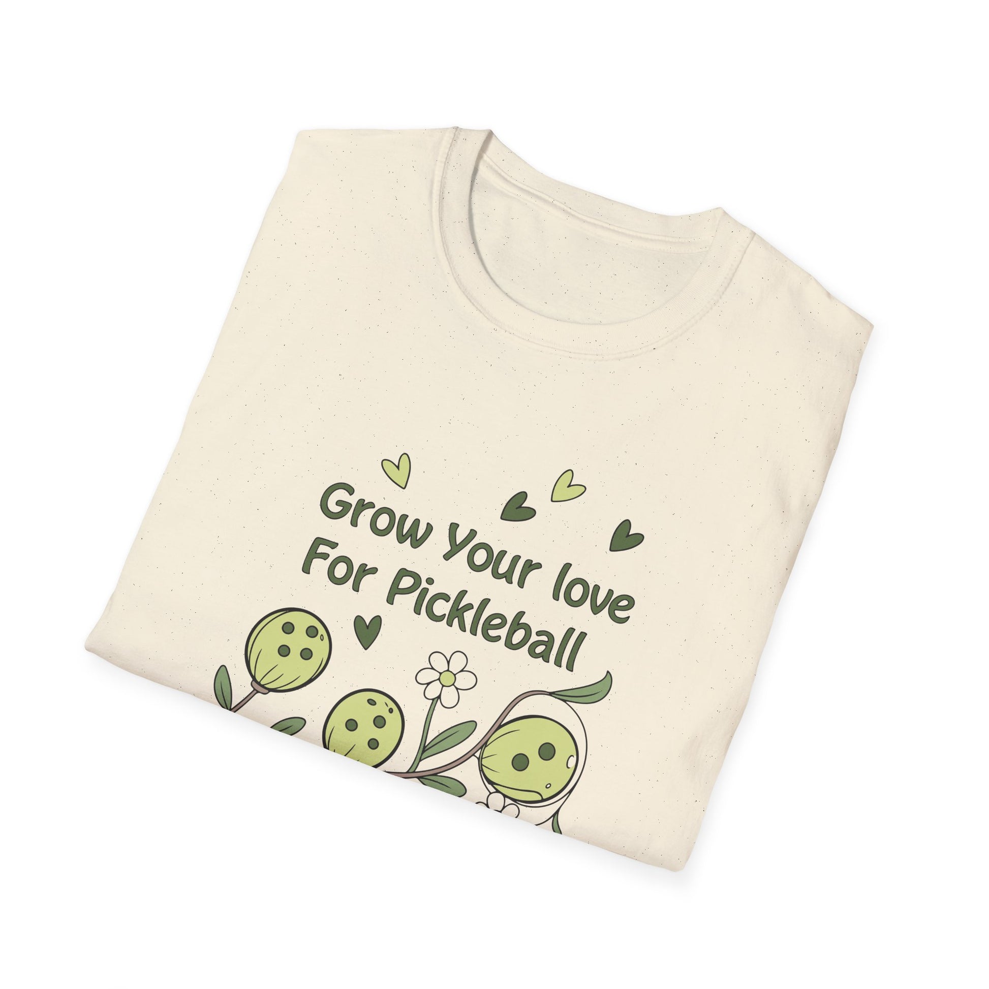 Women's Unique Pickleball T-shirt - Grow Your Love For Pickleball
