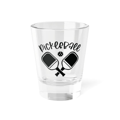 Pickleball Cute Shot Glass - Paddles and Ball 1.5oz