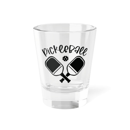 Pickleball Cute Shot Glass - Paddles and Ball 1.5oz