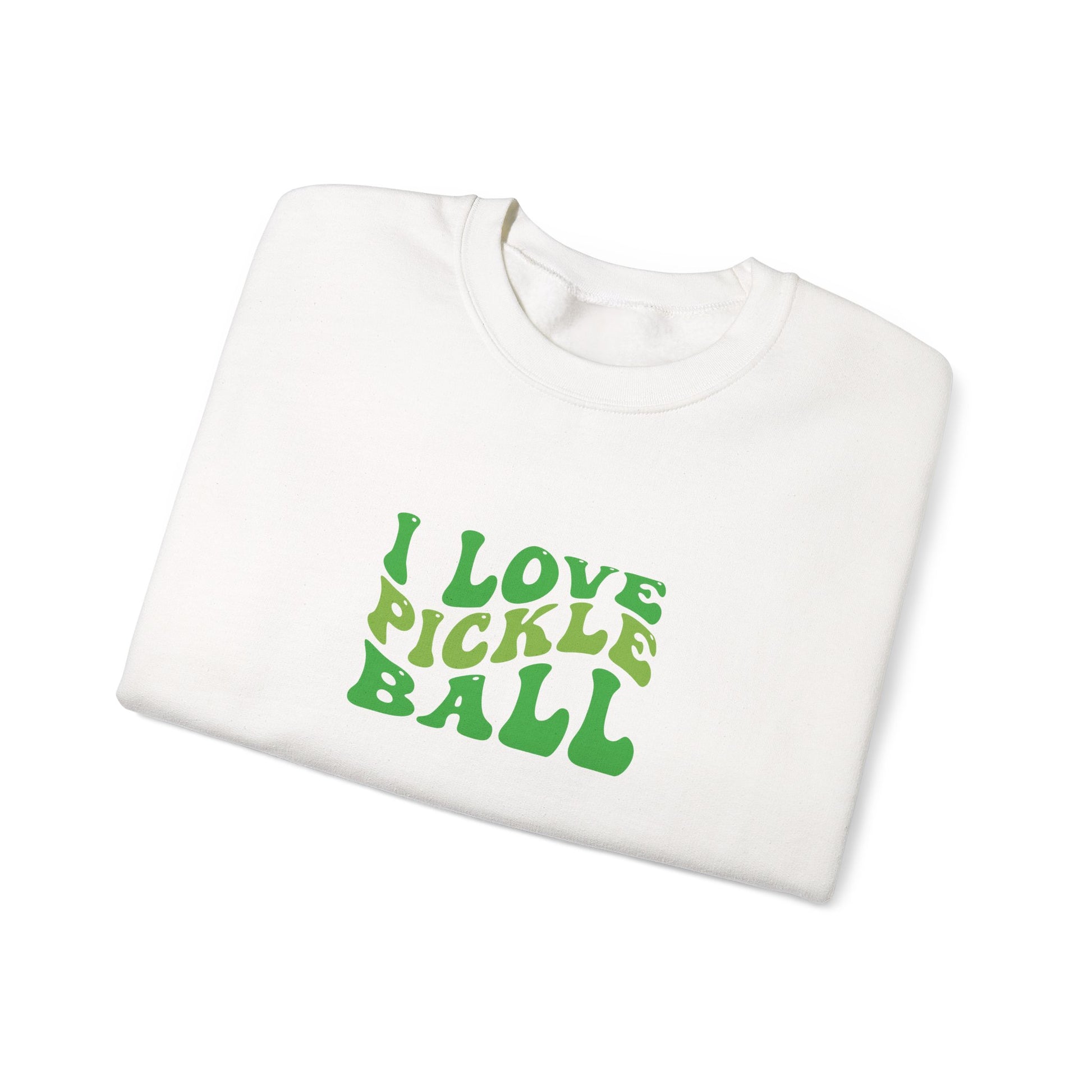 Women's Soft Pickleball Sweatshirt - I Love Pickleball