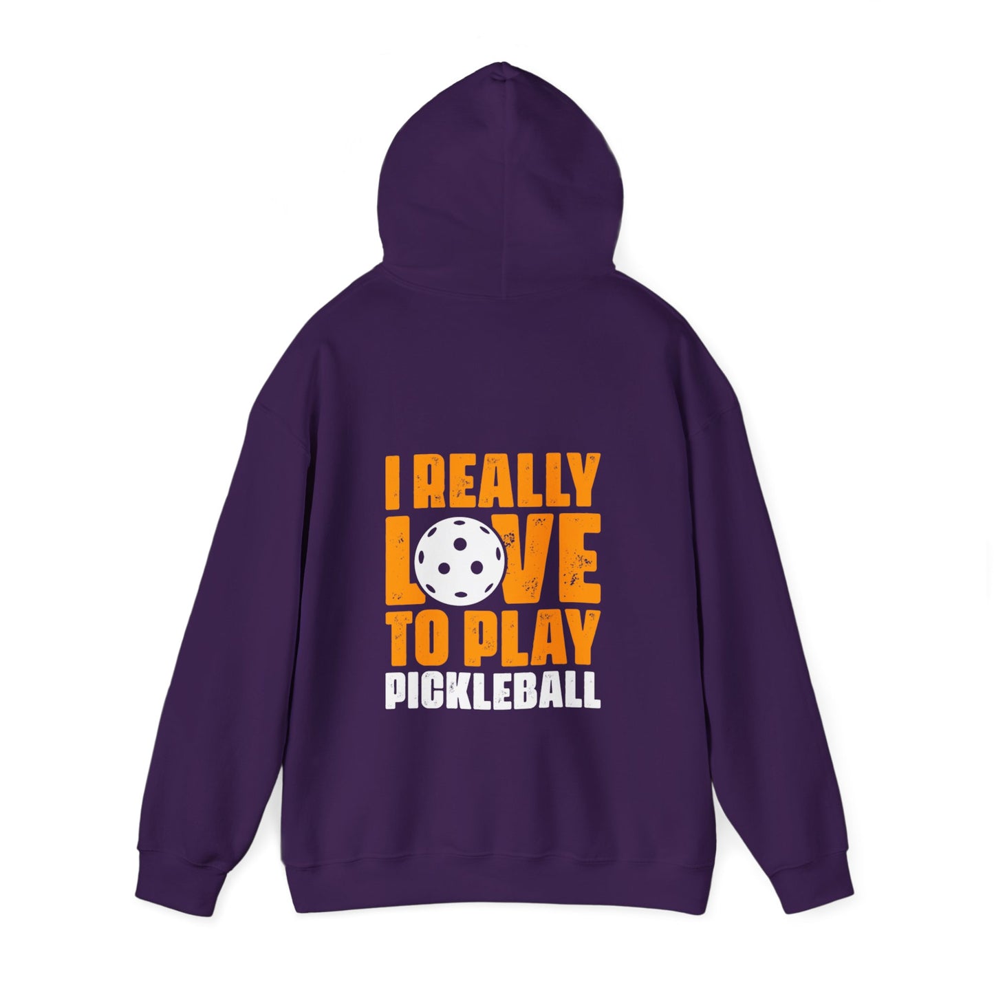 Women's Energetic Pickleball Hoodie - I Really Love to Play Pickleball