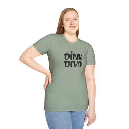 Women's Funny Pickleball T-shirt - Dink Diva