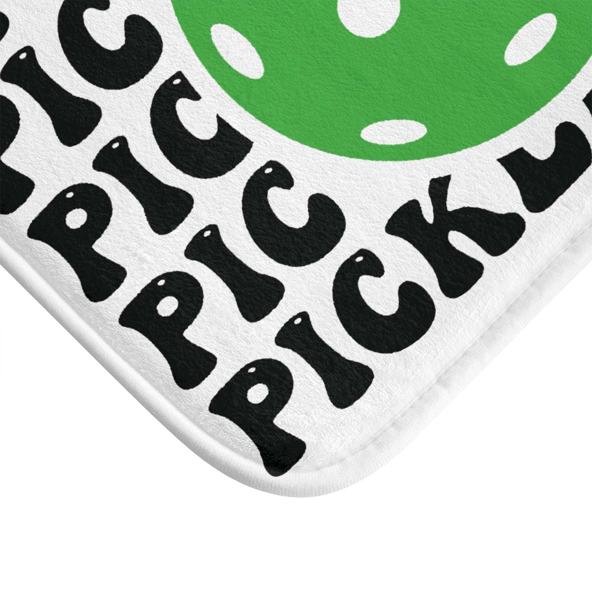 Pickleball Bold Bath mat - pickleball pop