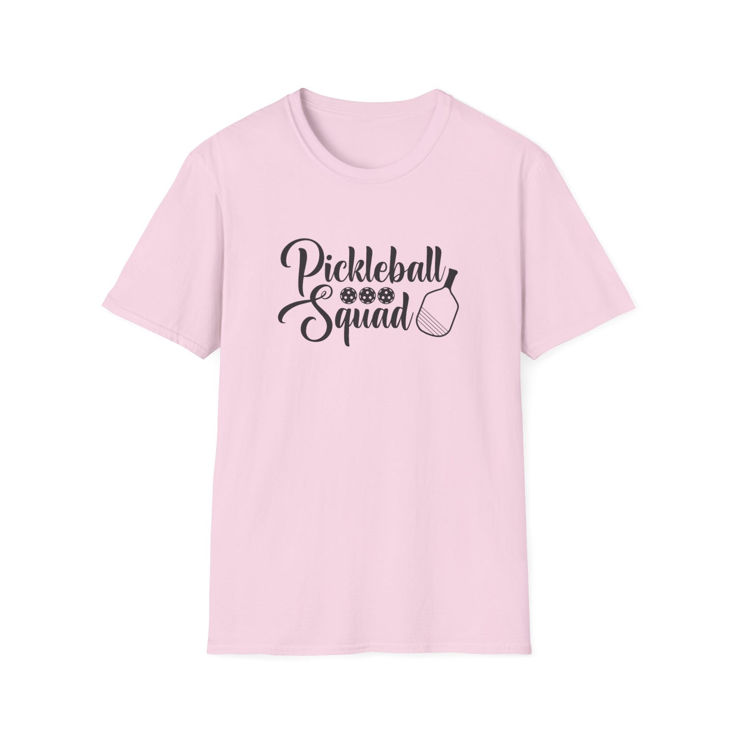 Women's Trendy Pickleball T-shirt - Pickleball Squad Pink