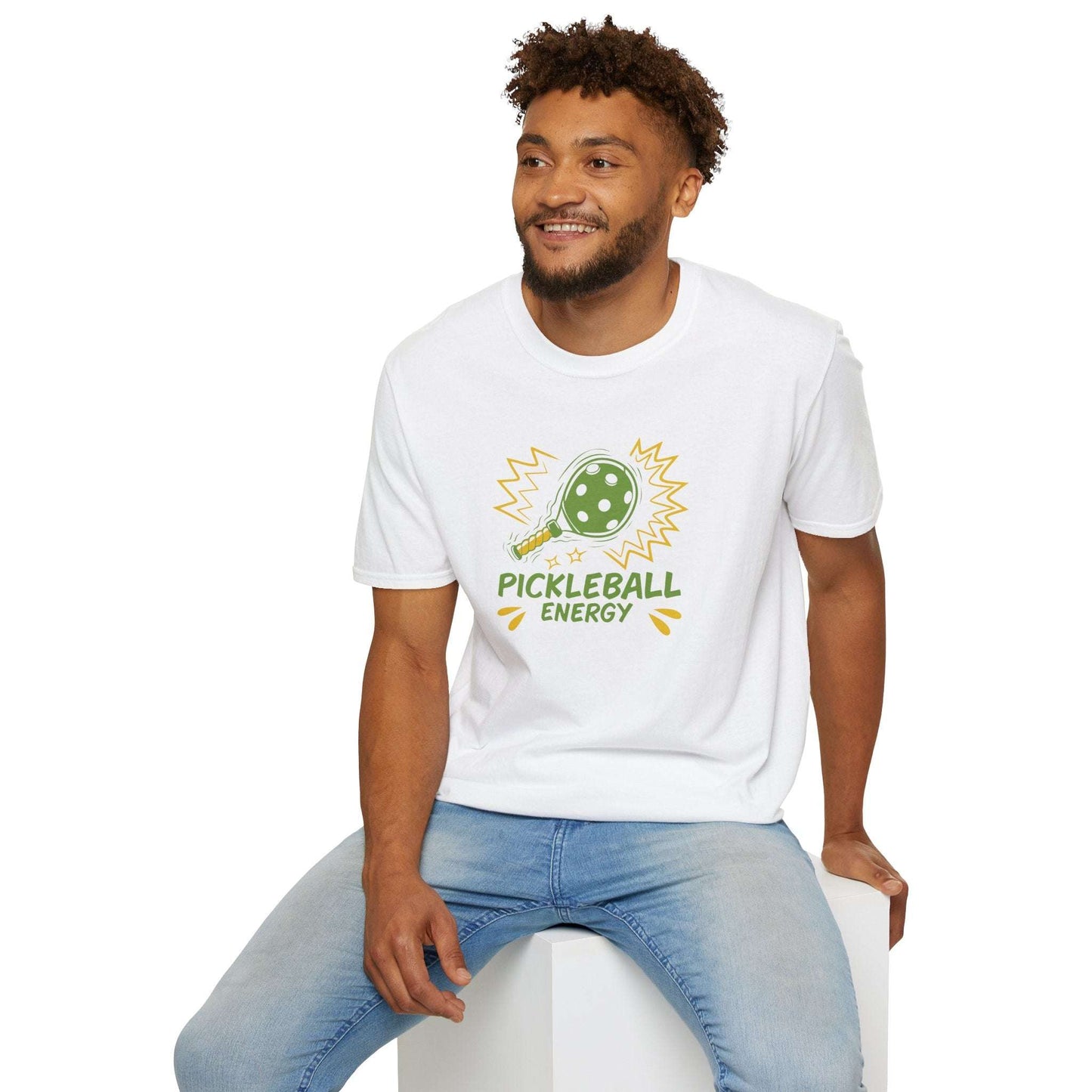 Men's Playful Pickleball T-shirt - Pickleball Energy
