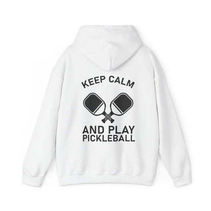 Women's Funny Pickleball Hoodie - Keep Calm And Play Pickleball