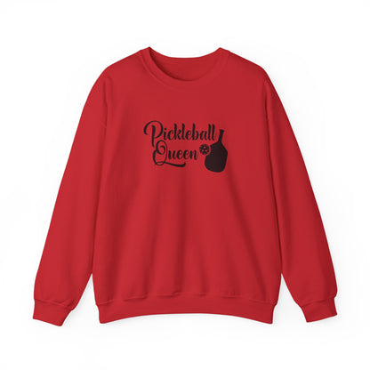 Women's Cute Pickleball Sweatshirt - Pickleball Queen Red