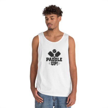 Men's Lightweight Pickleball Tank Top - Paddle Up