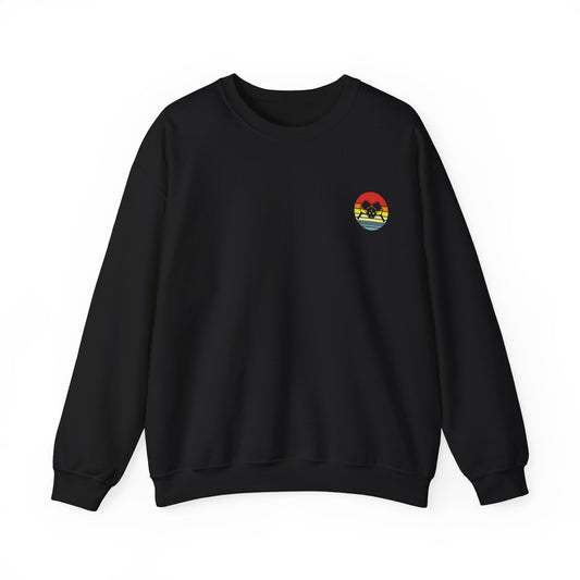 Men's Cool Pickleball Sweatshirt - Just a Guy Who Loves Pickleball Black