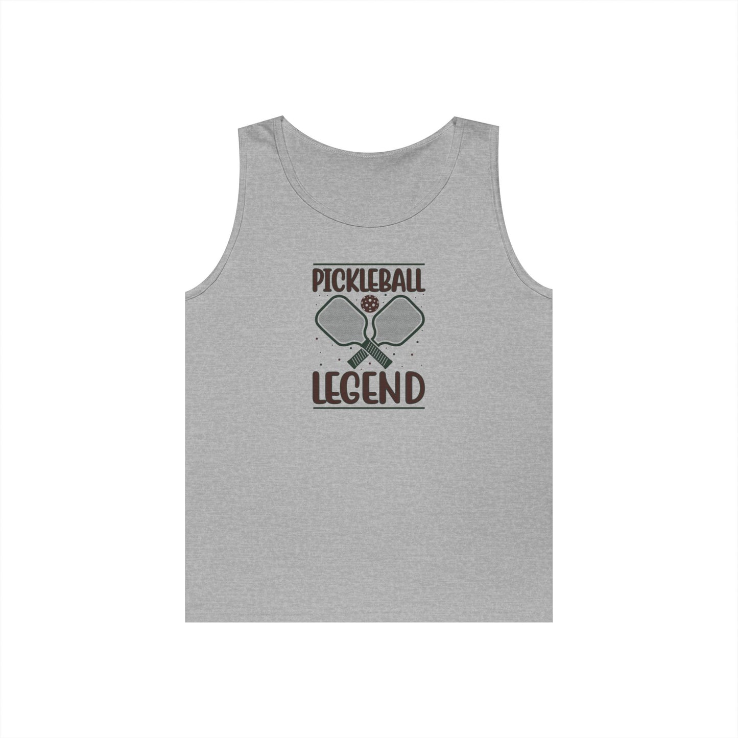 Men's Stylish Pickleball Tank Top - Pickleball Legend Gray