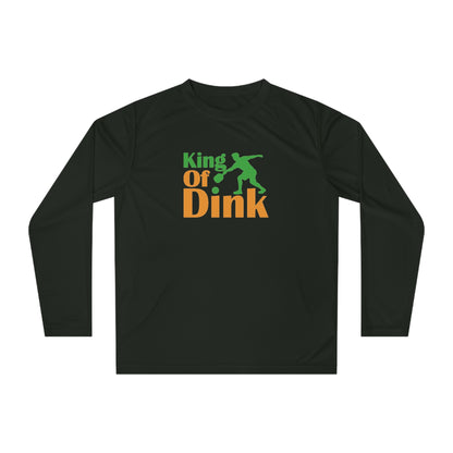 Men's Durable Pickleball Long Sleeves top - King of Dink Black