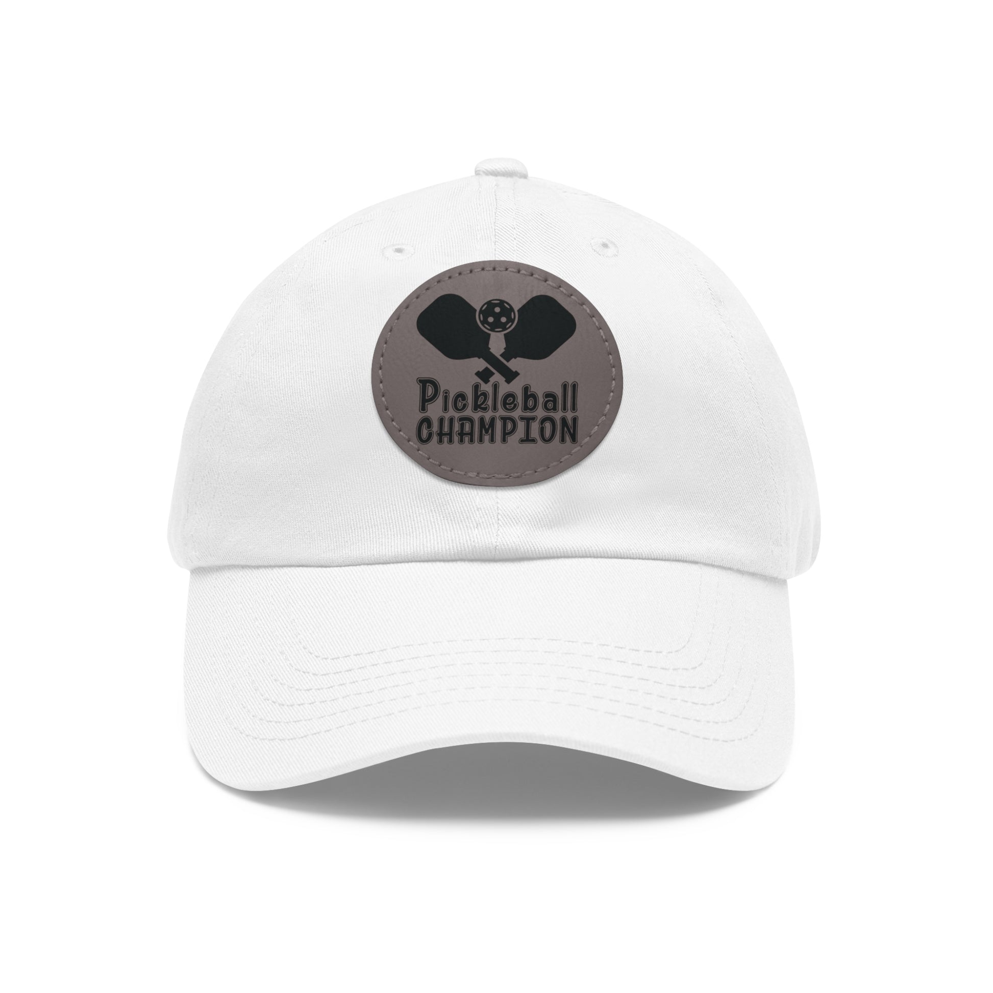 Pickleball Sporty Cap - Pickleball Champion White