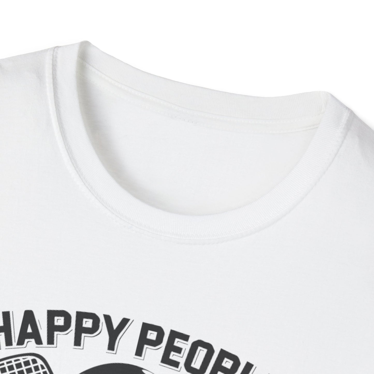 Men's Quirky Pickleball T-shirt - Happy People Play Pickleball