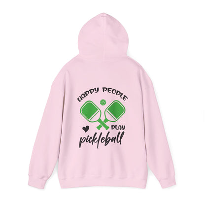Women's Lightweight Pickleball Hoodie - Happy People Play Pickleball