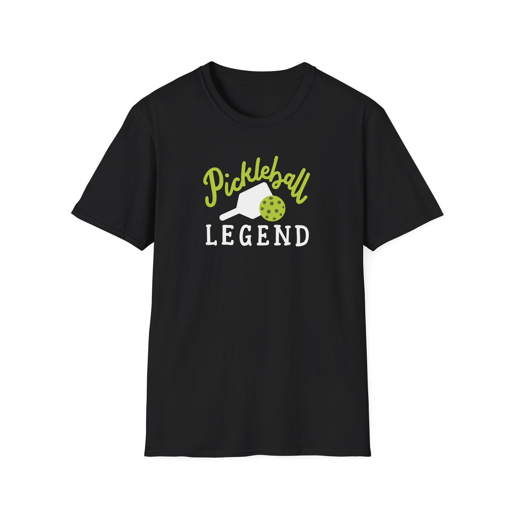Men's Lightweight Pickleball T-shirt - Pickleball Legend Black