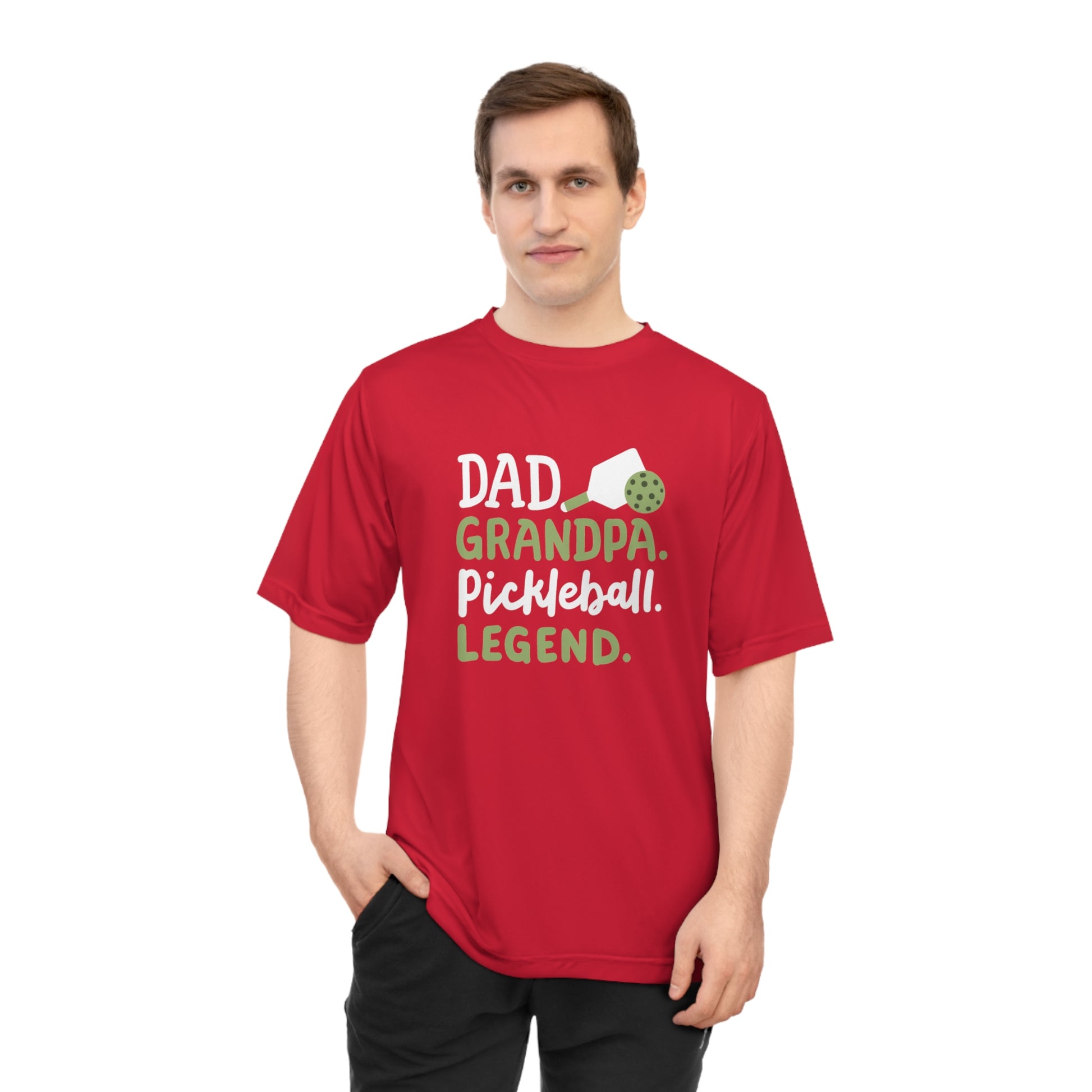 Men's Lightweight Pickleball T-shirt - Dad Grandpa Pickleball Legend