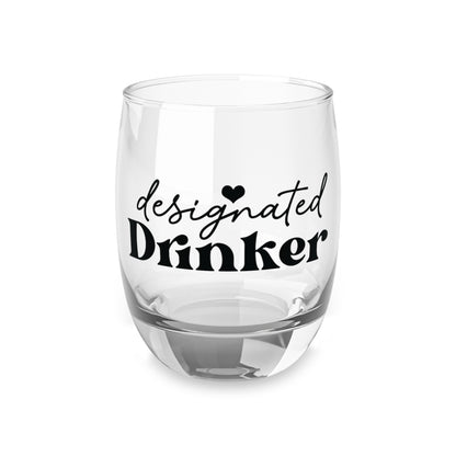 Pickleball Playful Whiskey Glass - designated drinker 6oz