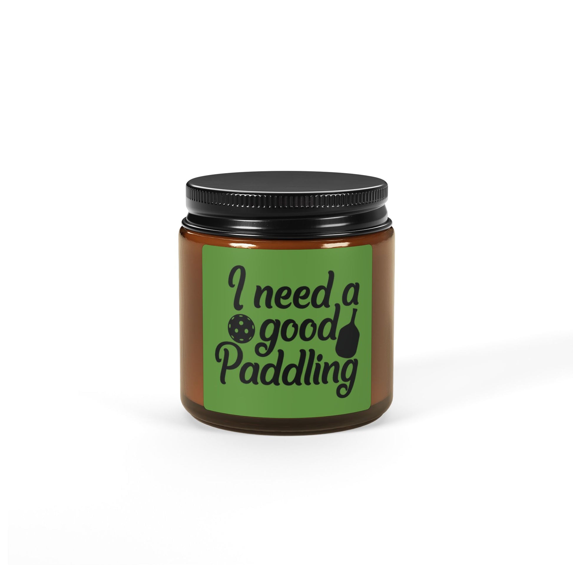 Pickleball Delightful Candle - I need a good Paddling Amber