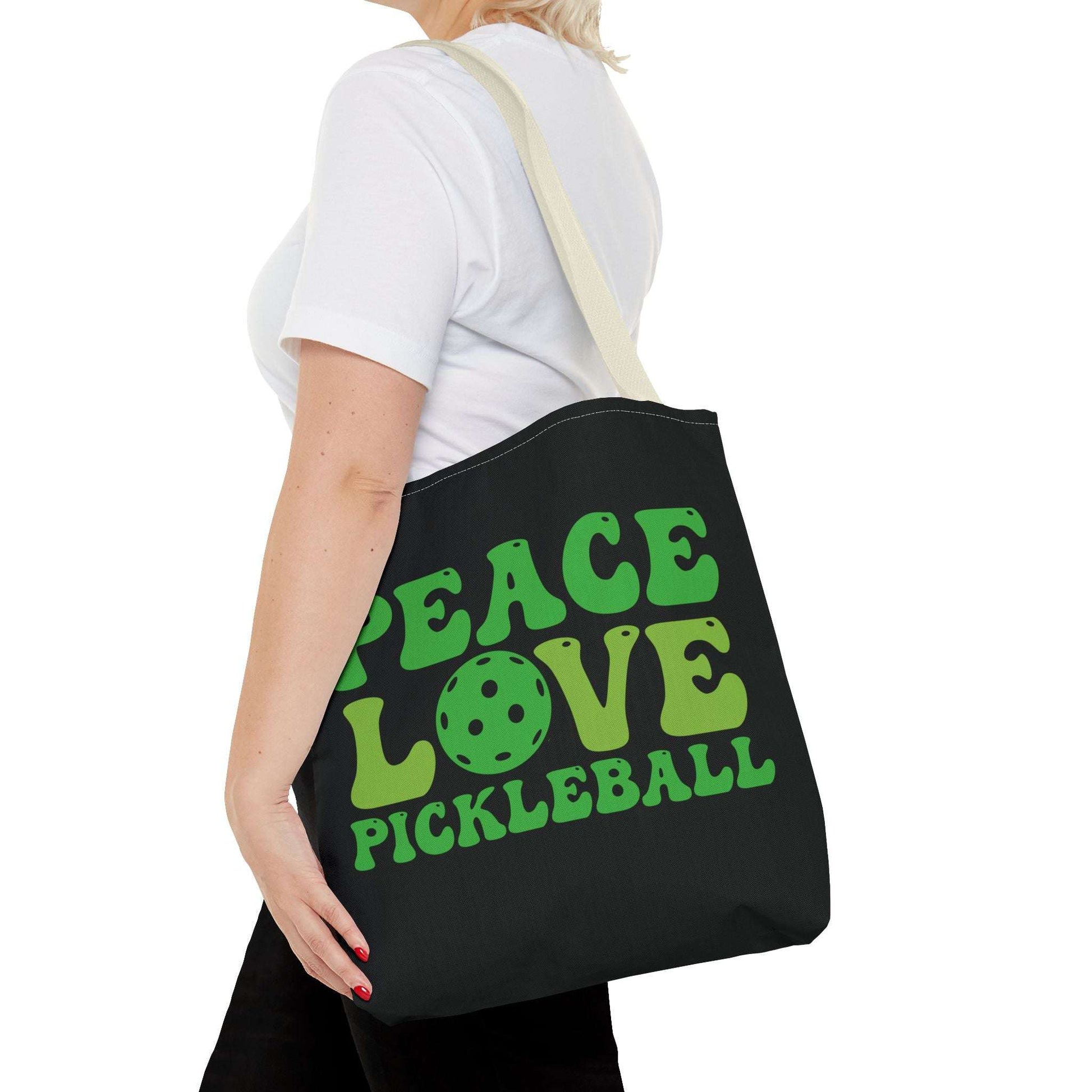 Pickleball Stylish Tote Bag - Peace Love Pickleball