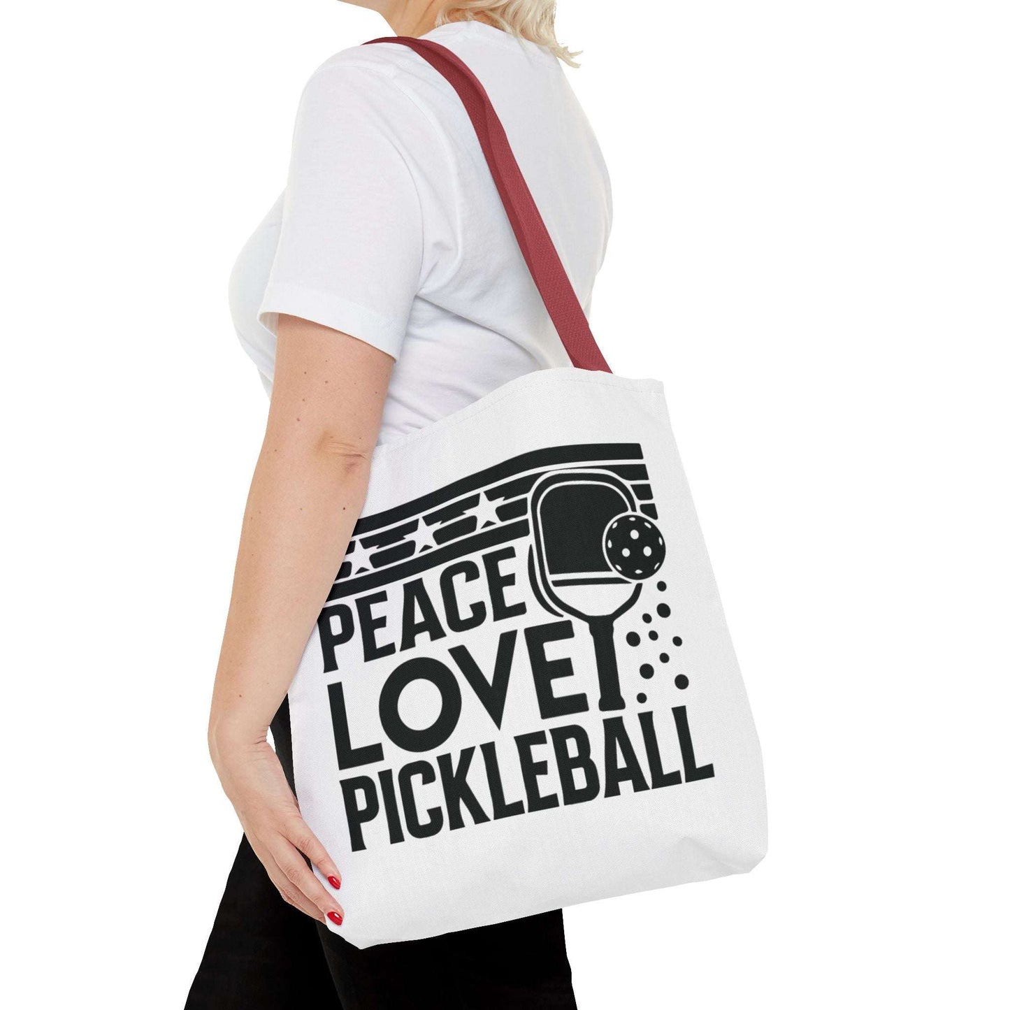 Pickleball Bold Tote Bag - Peace Love Pickleball
