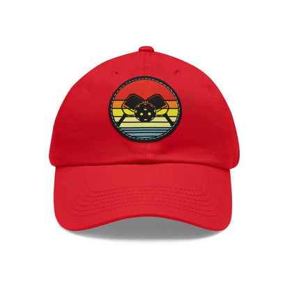 Pickleball Unique Cap - Paddles Rainbow Red