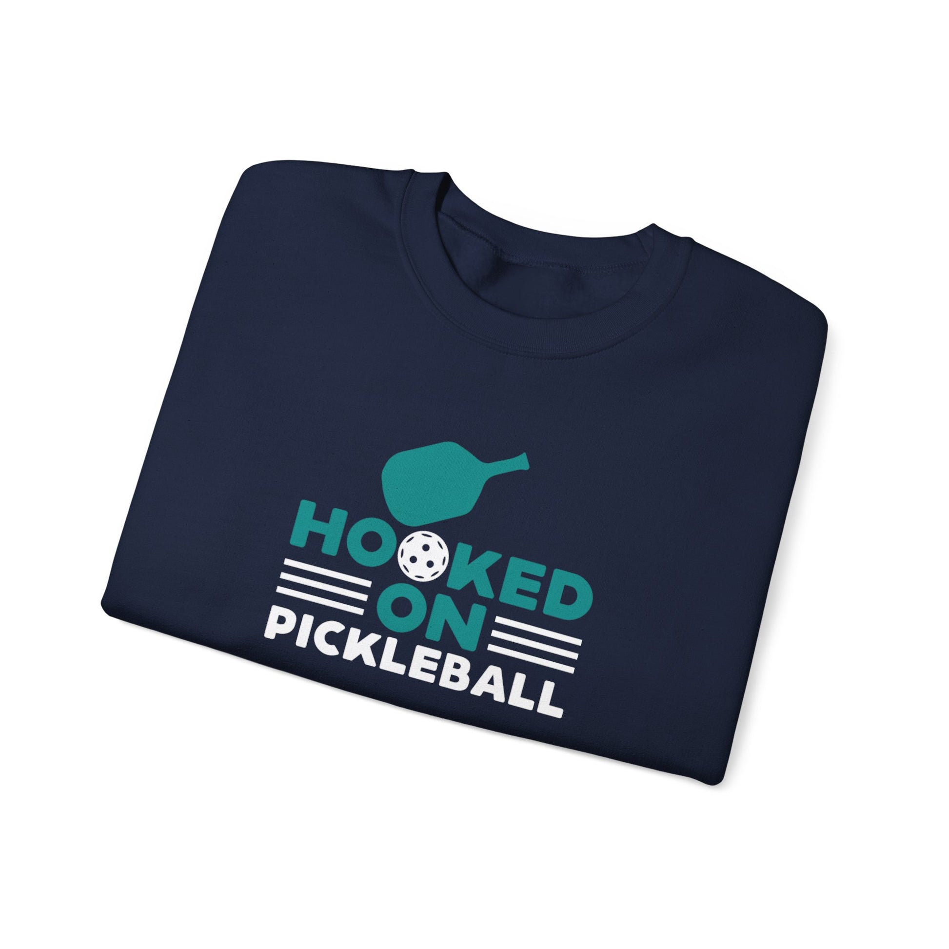 Women's Cool Pickleball Sweatshirt - Hooked on Pickleball