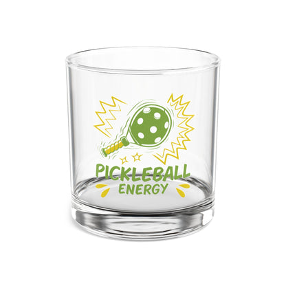Pickleball Unique Rocks Glass - Pickleball Energy