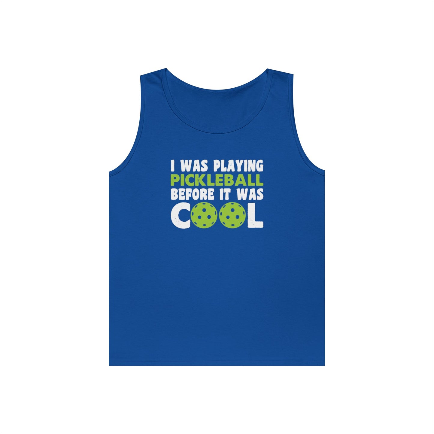 Men's Pickleball Tank Top - I Played Pickleball Before It Was Cool Royal