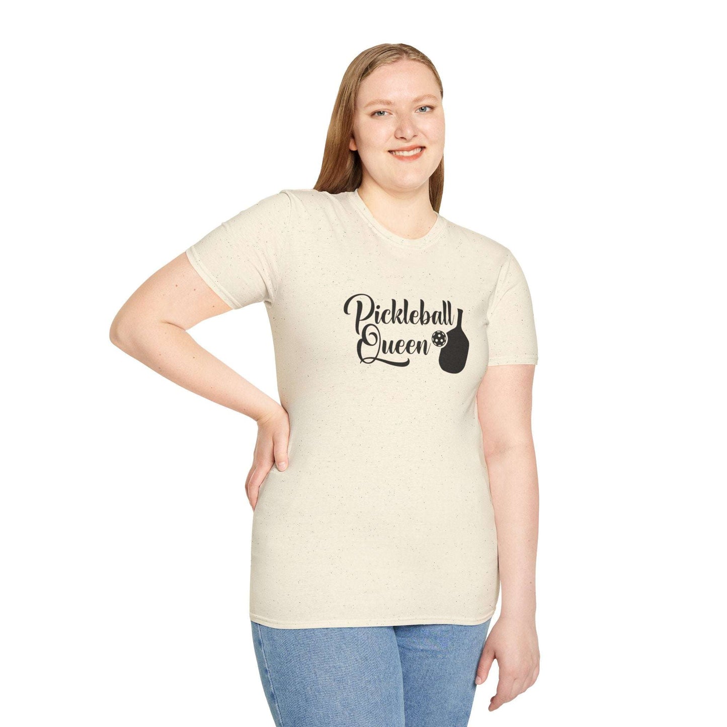 Women's Stylish Pickleball T-shirt - Pickleball Queen