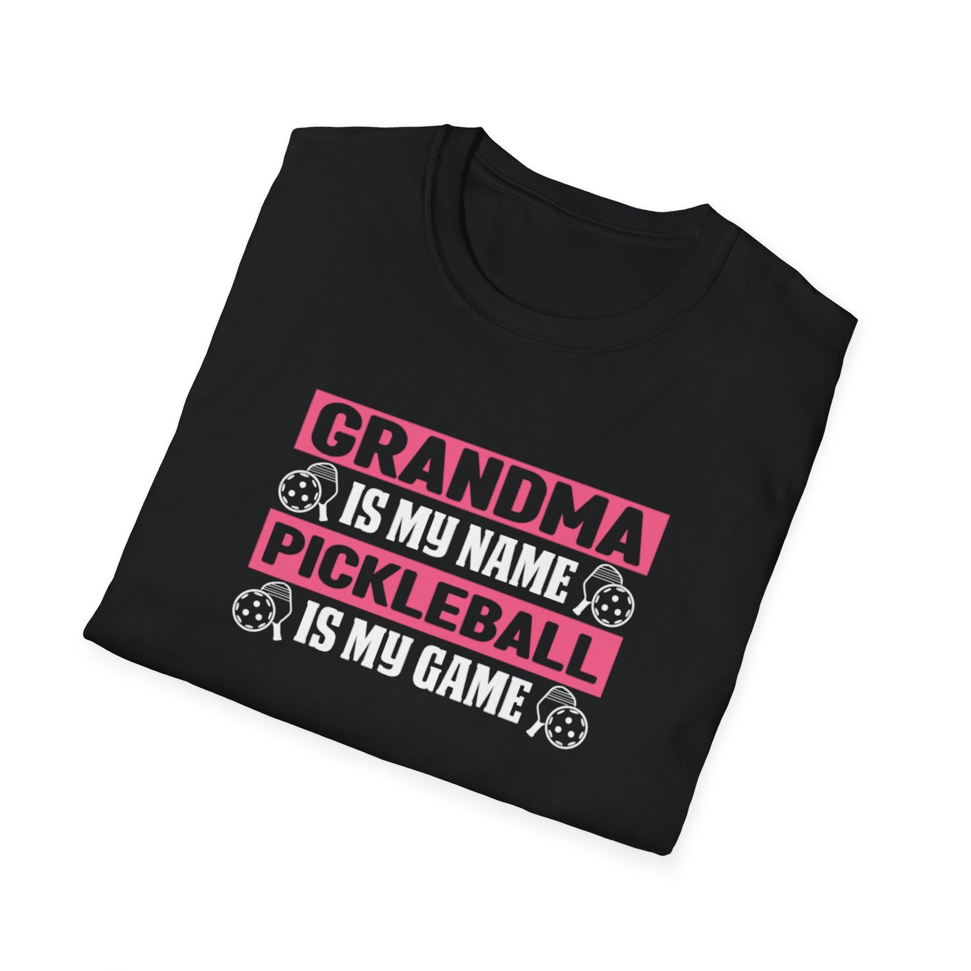 Women's Pickleball T-shirt - Grandma Is My Name Pickleball Is My Game