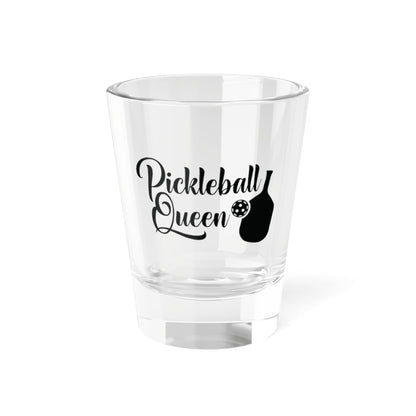 Pickleball Unique Shot Glass - Pickleball Queen Clear