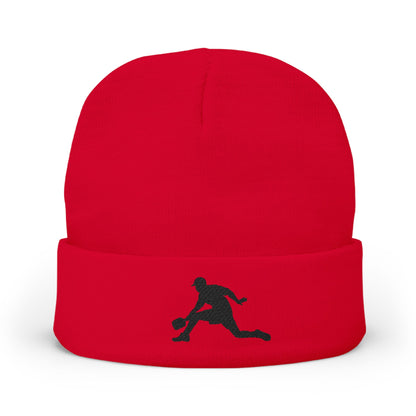 Pickleball Stylish Beanie - Pickleball Player Red