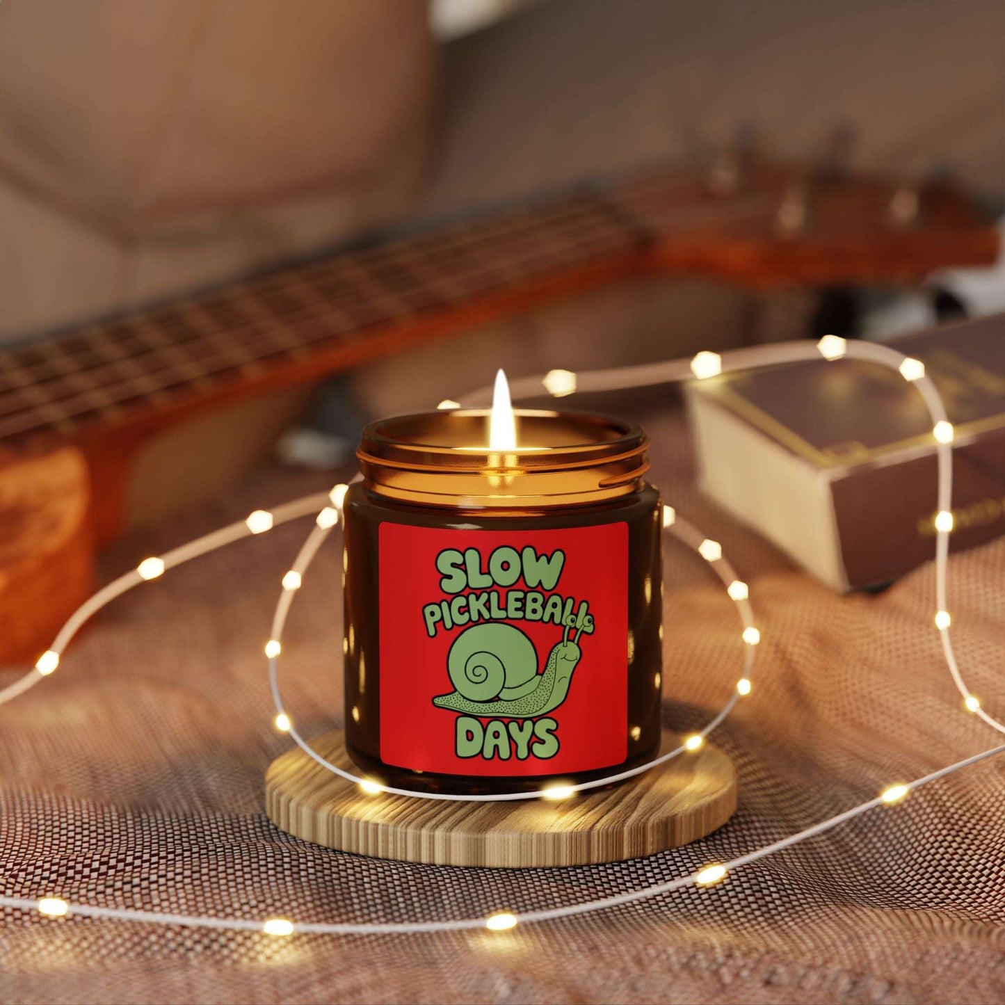 Pickleball Funny Candle - Slow Pickleball Days