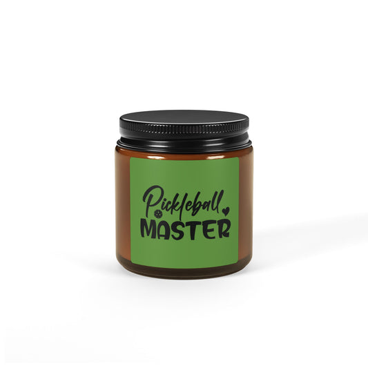 Pickleball Energetic Candle - Pickleball Master Amber