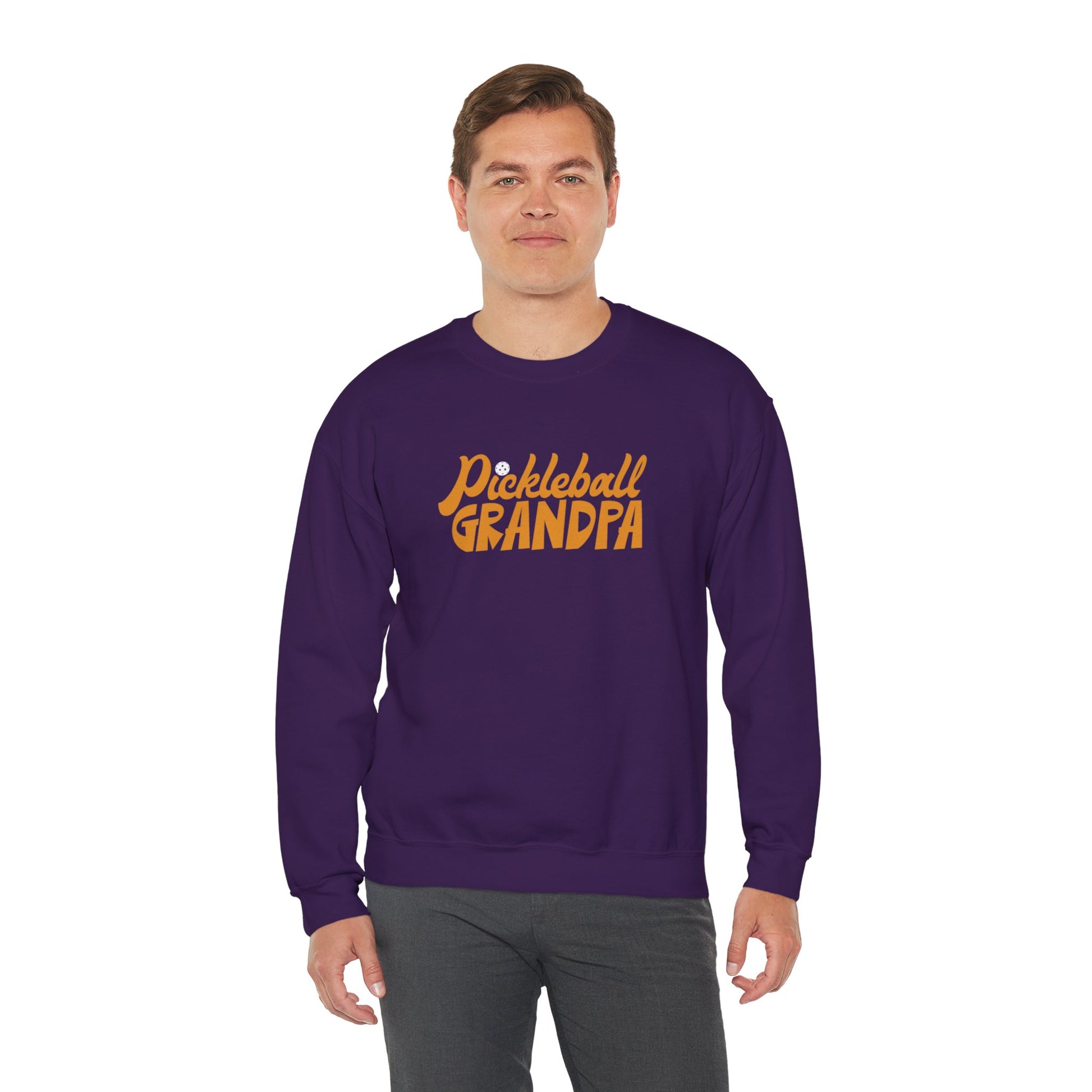 Men's Durable Pickleball Sweatshirt - Pickleball Grandpa