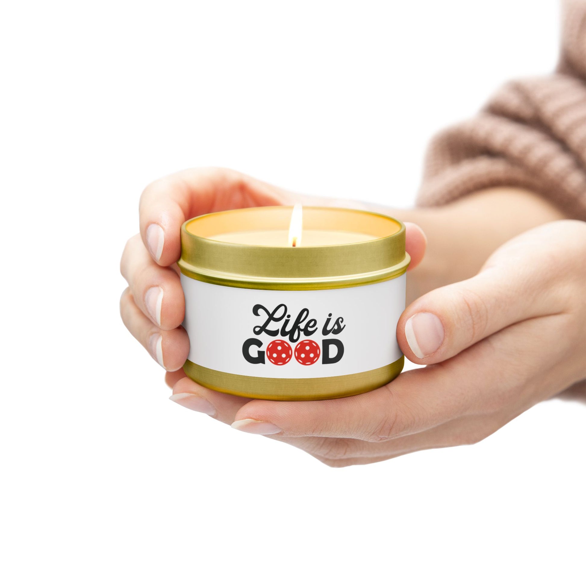 Pickleball Delightful Tin Can Candle - Life is Good
