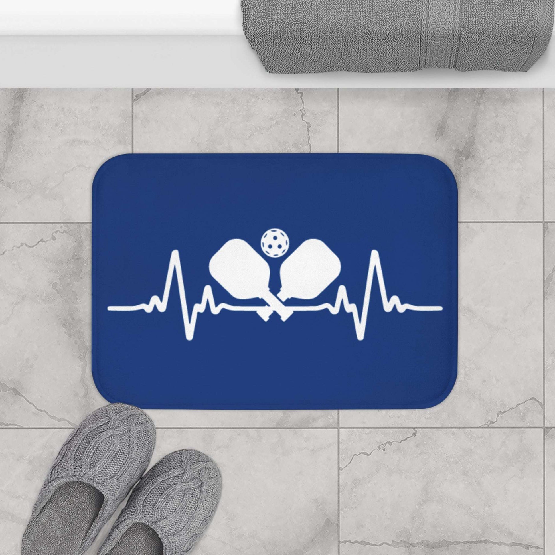 Pickleball Unique Bath mat - Pickleball pulse