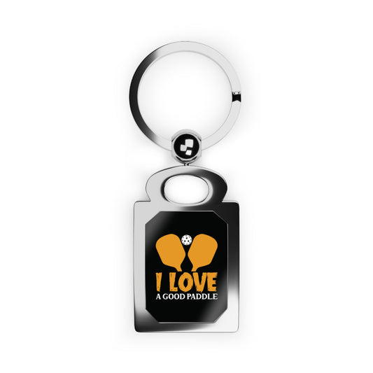 Pickleball Unique Keyring - I Love a Good Paddle