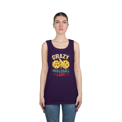 Women's Soft Pickleball Tank Top - Crazy Pickleball Lady
