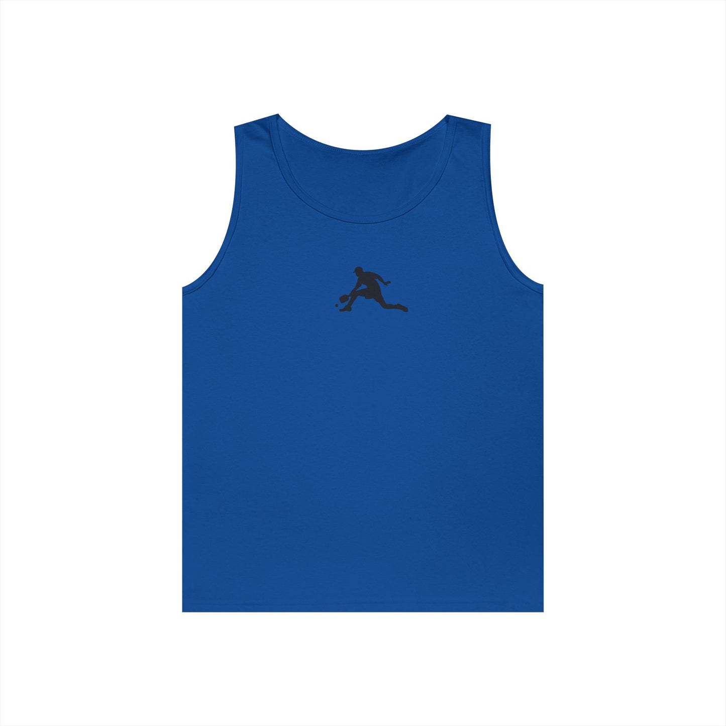 Men's Soft Pickleball Tank Top - Pickleball Player Royal