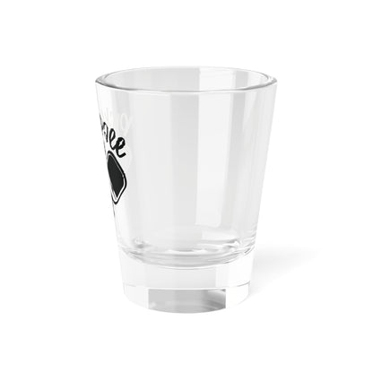 Pickleball Cute Shot Glass - Paddles and Ball