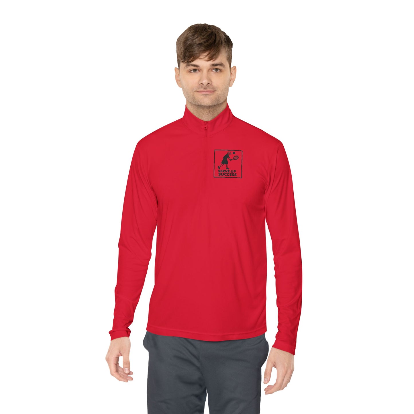 Men's Durable Pickleball Pullover - Serve Up Success