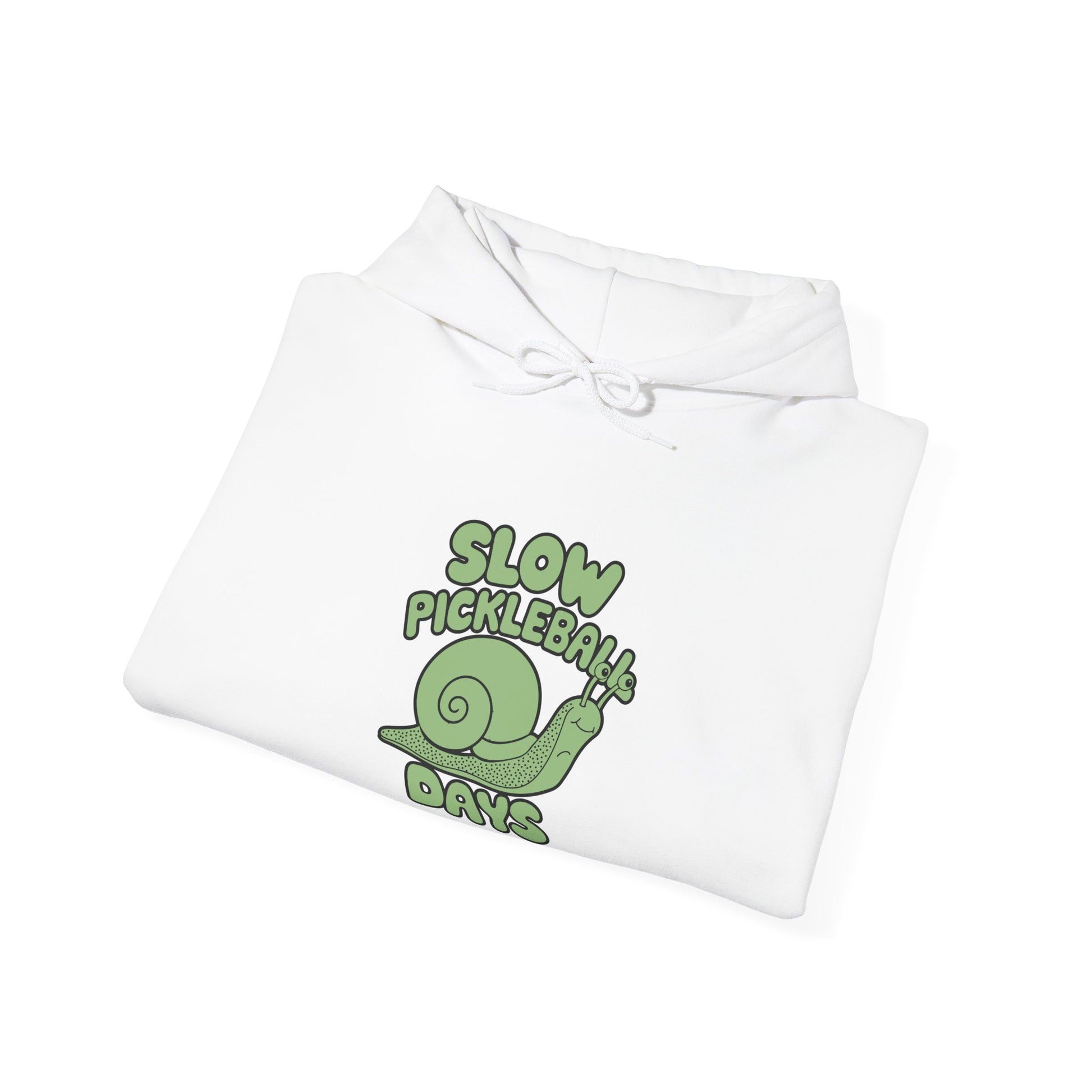 Men's Comfy Pickleball Hoodie - Slow Pickleball Days