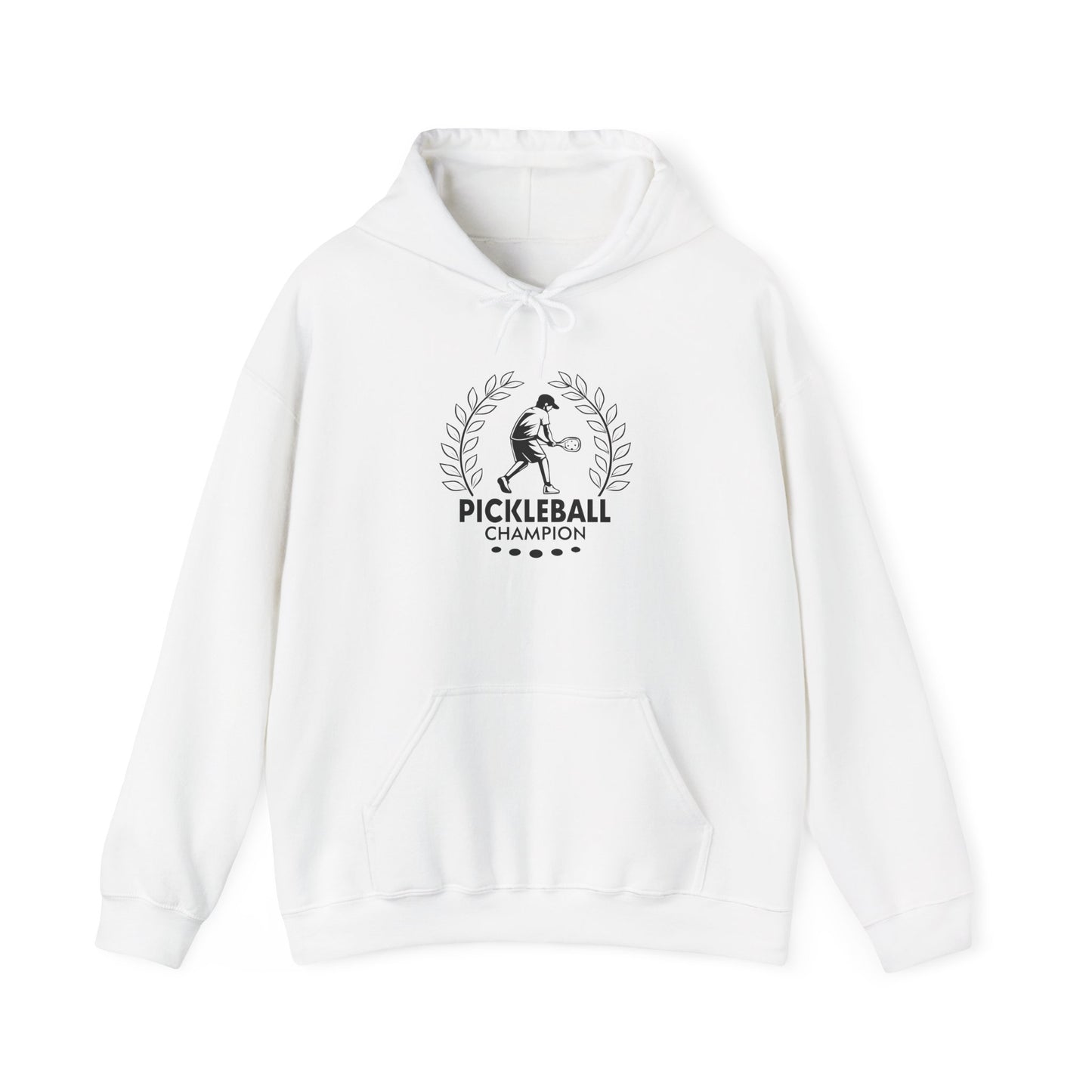Men's Funny Pickleball Hoodie - Kick It Into Pickleball Gear White