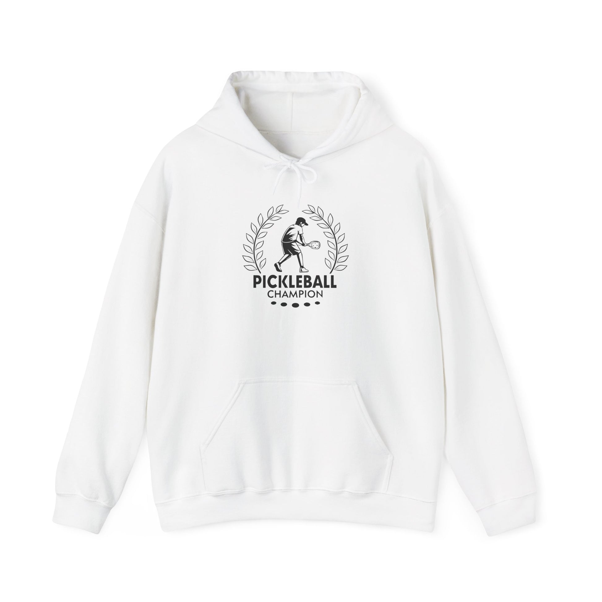 Men's Funny Pickleball Hoodie - Kick It Into Pickleball Gear White
