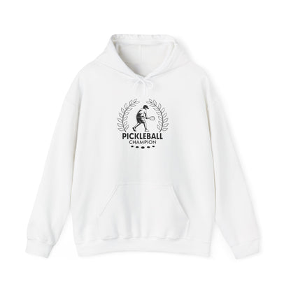 Men's Funny Pickleball Hoodie - Kick It Into Pickleball Gear White