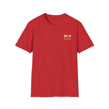 Men's Durable Pickleball T-shirt - Pickleball Is My Retirement Plan