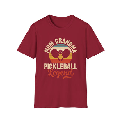 Women's Funny Pickleball T-Shirt - Mom Grandma Pickleball Legend Red